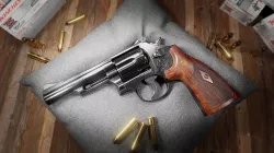 Smith and Wesson Model 19 Classic Low-poly 3D model