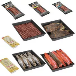 Snacks and fish 3D model