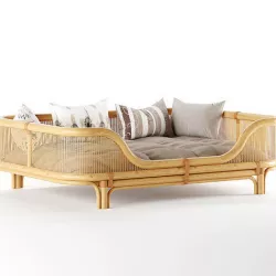 sofa Venus Rattan Daybed 3D model