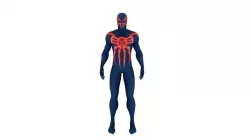 Spider-man 2099 Low-poly 3D model