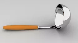 Spoon Soup Low-poly 3D model