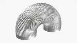 Stretched metal spring toy  3D model