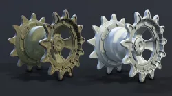 T-55 Tank Drive Wheel  3D model