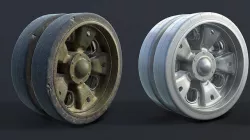 T-55 Tank Road Wheel 3D model
