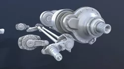 T-55 Tank Suspension 3D model