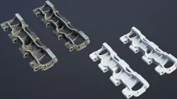T-55 Tank Tracks 3D model