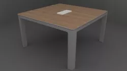 Table Office Low-poly 3D model