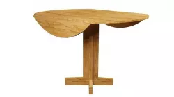 Table round wing-leaf 3 3D model