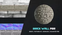 Textures Wall Brick PBR 4K Texture
