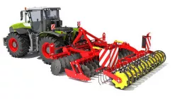 Tractor with Disc Harrow 3D model