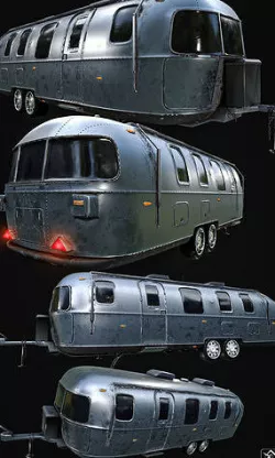 trailer  3D model