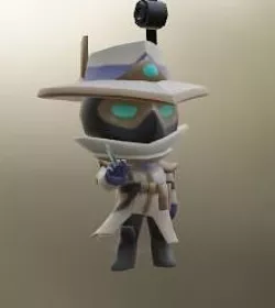 Valorant Chibi Cypher Keychain Amulet Low-poly 3D model