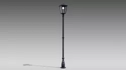 Vintage Design Street Lamp 3D model