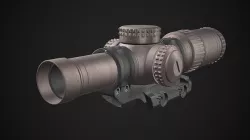 Vortex Razor HD Gen III Scope Game Ready Low-poly 3D model