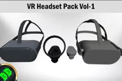 VR Headset Vol - 1 Low-poly 3D model