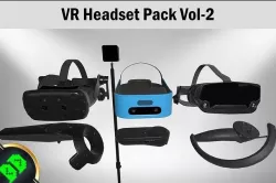 VR Headset Vol - 2 Low-poly 3D model