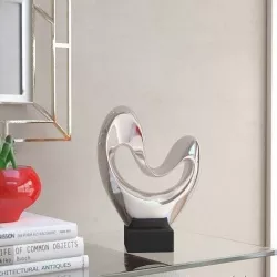 Wade Logan Glossy Heart Abstract Sculpture 3D model
