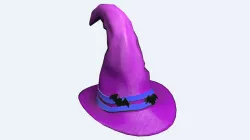 Wizard Hat Bats Low-poly 3D model