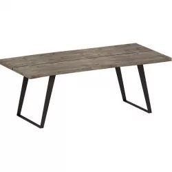 Yukon Grey Dining Table Crate and Barrel Low-poly 3D model