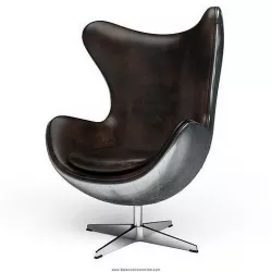 1950s Copenhagen Spitfire Chair 3D model