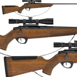 300 Bolt Action Rifle 3D model