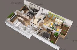 3d floorplan S 3D model