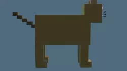 3DCat Low-poly 3D model