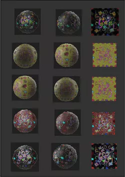 5  Doodles Rough Concrete Surfaces PBR Texture Texture