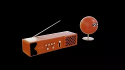 70s vintage radios 3D model