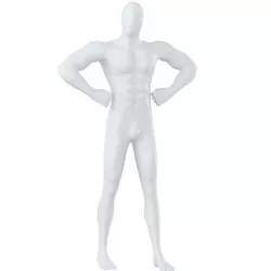 Abstract fitness mannequin with muscles 161 3D model