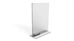 Acrylic display with card holder 3D model