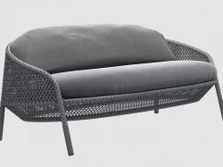 AHNDA sofa GRAPHITE DEDON 3D model