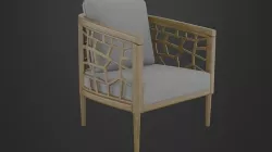 Alisha Barrel Chair 3D model