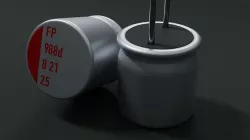 Aluminium Electrolytic capacitor 3D model