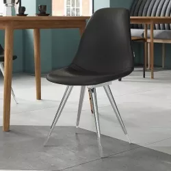 Angel Genuine Leather Upholstered Dining Chair 3D model