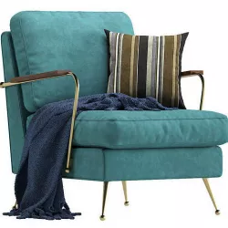 Armchair Gamble Green 3D model