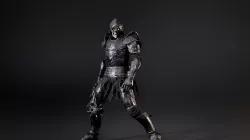 Armored skeleton Low-poly 3D model