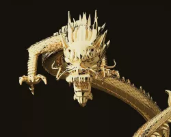 Asian dragon model 3D model
