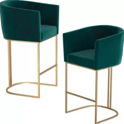 Bar stool green 3D model