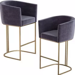 Bar stool violet 3D model