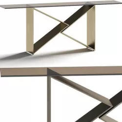 Barel Quartz Console Table 3D model