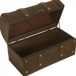 Baron Decorative Storage Trunk Wood Box 3D model