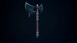 Battle Axe Low-poly 3D model