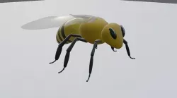 Bee - Abelha Low-poly 3D model