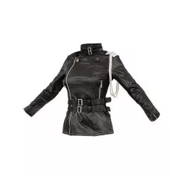 Belted Rope Vinyl Jacket 3D model