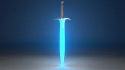 Biblo sword 3D model
