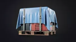 Big Air Drop Low-poly 3D model