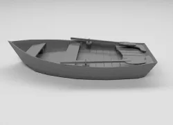 Boat 3d Model 3D model