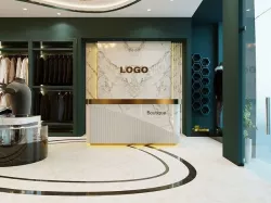 Boutique interior full complect 3D model