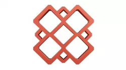 Brick Jaali Diamond 9 3D model